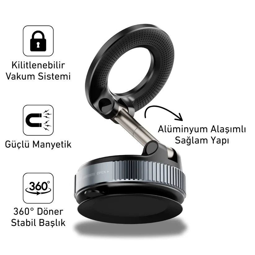 MNDStore™  Vakumlu Manyetik Telefon Tutucu