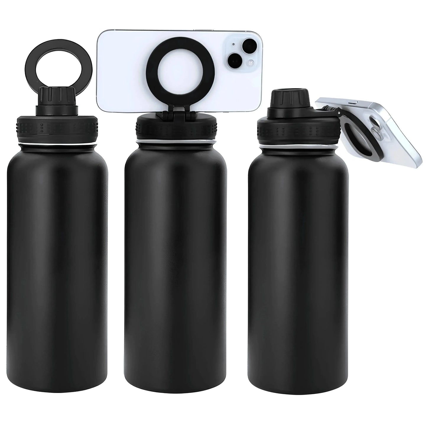 Magsafe Bottle - Manyetik Kapaklı Paslanmaz Çelik - termoshane.com