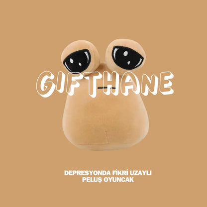 Depresyonda Fikri Uzaylı Peluş Oyuncak -Pou peluş oyuncak